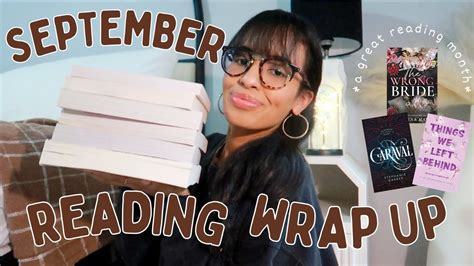 ALL THE BOOKS I READ THIS MONTH 2023 September Book Wrap Up Romance