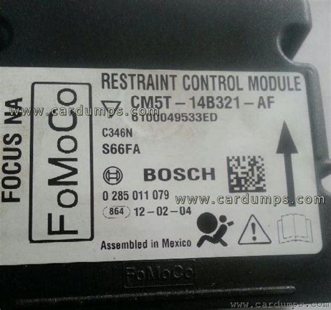 Ford Fiesta Airbag Cm T B Af Bosch