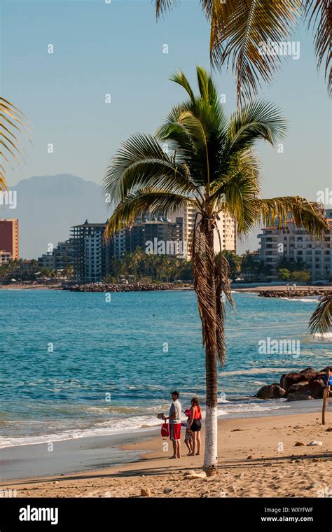 Playa Los Muertos Playa Puerto Vallarta Jalisco México Fotografía De