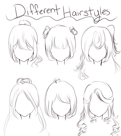 Different Types Of Hairstyles EvelynZ0305 Illustrations ART Street