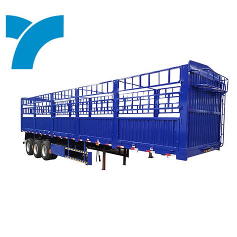 Axle Fence Semi Trailer Side Wall Fence Cargo Trailer China Cargo