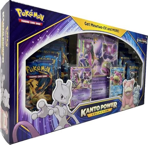 Amazon Pokemon TCG Mewtwo EX Slowbro EX Kanto Power Premium