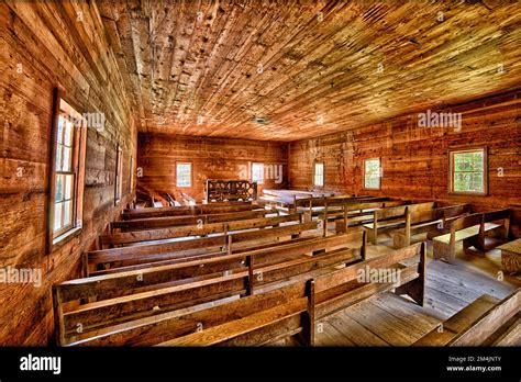 A Wide Angle Photograph Of The Interior Of The Wonderful Hand Built