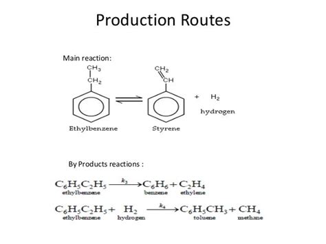 styrene production  catalytic dehydrogenation  ethylbenzene
