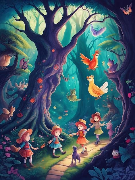 Premium Ai Image Illustration For Kids Book Cover An Adventure Story