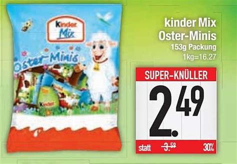 Kinder Mix Oster Minis Angebot Bei E Center 1Prospekte De