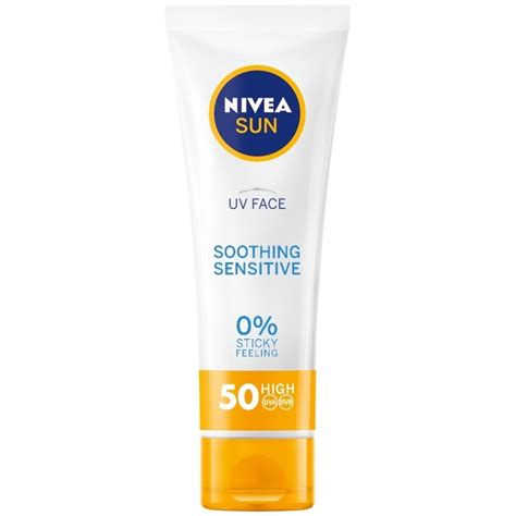 Nivea Sun Soothing Sensitive Face Cream SPF 50 - 50 ml