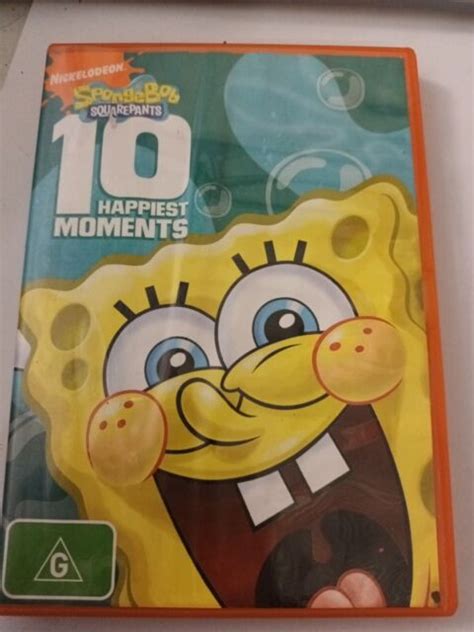 Spongebob Squarepants 10 Happiest Moments Dvd 1999 For Sale Online Ebay