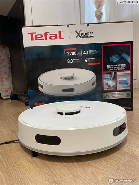 Робот-пылесос Tefal X-plorer Serie 75 S RG8577WH - «Пылесос очень ...