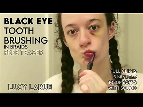 Black Eye Tooth Brushing In Braids XVIDEOS