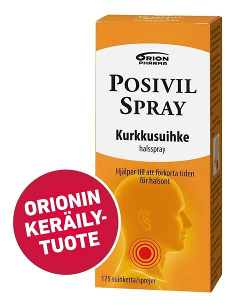 Posivil Spray 30 ml * - TUOTE POISTUNUT VALIKOIMASTAMME ...