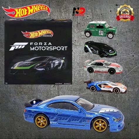 Jual Hot Wheels Forza Motorsport Set Nissan Silvia S Morris Mini Porsche Gt Rs