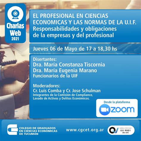 Charla Sobre El Profesional En Ciencias Econ Micas Y Las Normas De La