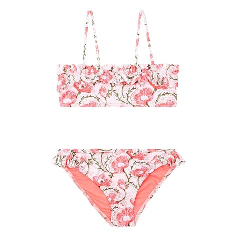 Lison Paris Maillot De Bain 2 Pièces India Vieux Rose Smallable