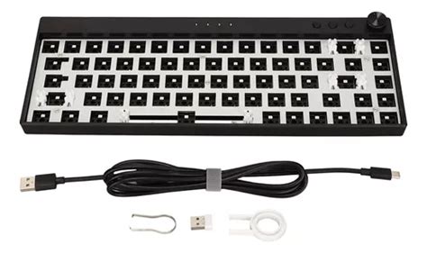 Juego De 68 Teclados Mecánicos Diy Keys Rgb Ergonomic Hot Sw Cuotas sin interés