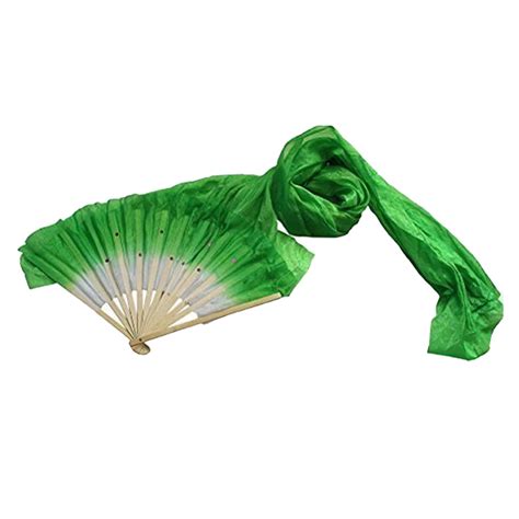 Fan Silk Belly Dance Long Folding Hand Fans Dancing Chinese Japanese