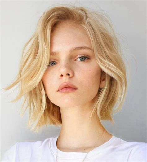 Low Maintenance Short Blonde Hairstyles Gusto Hair