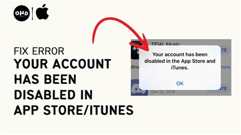 Your Account Has Been Disabled In The App Store And ITunes 2023