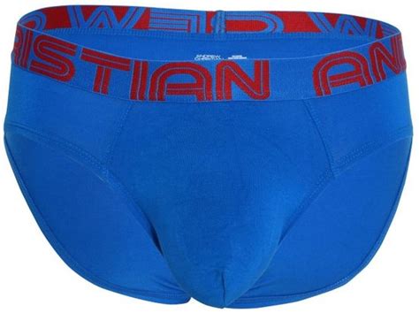 Andrew Christian Almost Naked Bamboo Brief Electric Blue Maat S Heren Ondergoed Bol