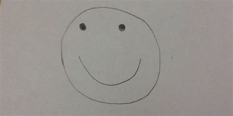 how to draw smiley face