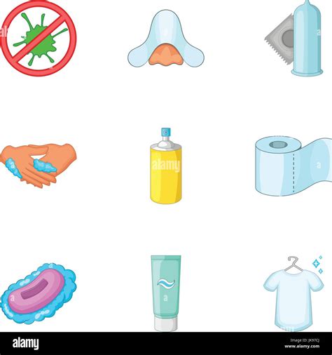 Dibujo De Higiene Personal Conjunto De Iconos De Higiene Personal