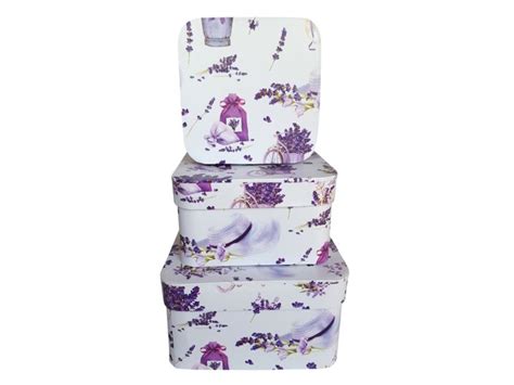 Cutii Patrate Pentru Flori Set 3 Buc 44686 Celoplast