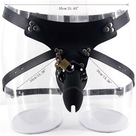 Faak Sex Shop Jaula De Castidad Para Hombre Pene De Cm Con Llavero De Silicona Dispositivo De