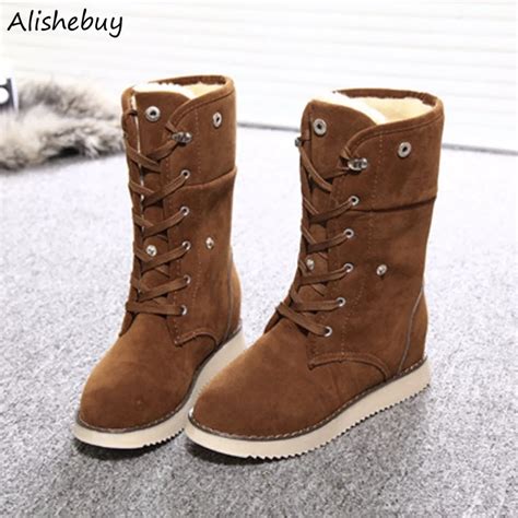 Waterproof Woman Boots High Quality Cozy Warm Fur Inside Snow Boots