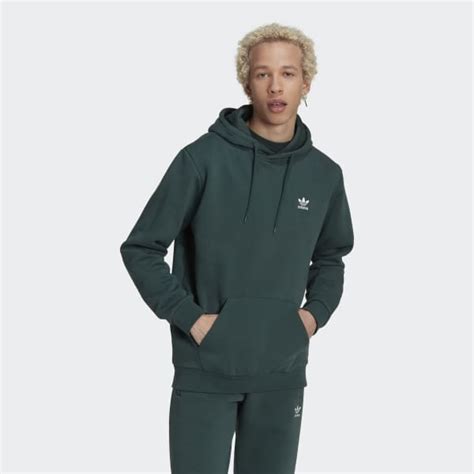 Adidas Adicolor Essentials Trefoil Hoodie Green Adidas Canada