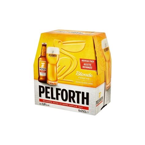 BIERE BLONDE BOUTEILLE PACK 6X25CL PELFORTH