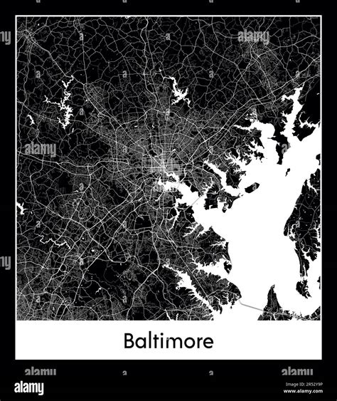 Mapa De Baltimore Del Norte Im Genes De Stock En Blanco Y Negro Alamy