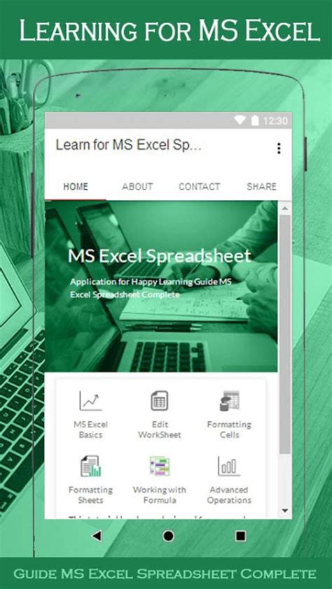 Learn For Microsoft Excel Spreadsheet Apk For Android Download