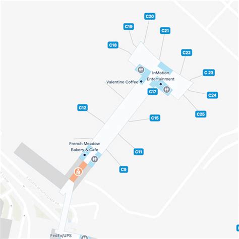 Milwaukee General Mitchell Airport Map | MKE Terminal Guide