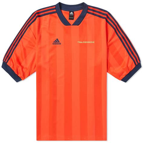 Gosha Rubchinskiy X Adidas Football Tee Red Gosha Rubchinskiy X Adidas