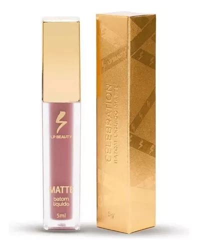 Batom Lp Beauty Líquido Matte Celebration Soft Nude 5ml MercadoLivre
