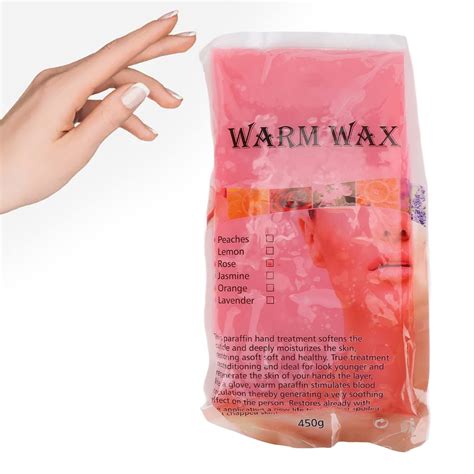 Agatige 450g Paraffin Wax Pellets Rose Scented Paraffin Wax Bath Soften