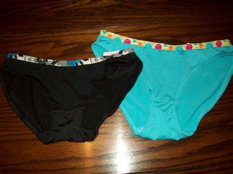 NWT 2 PAIRS SOPHIE B BIKINI PRINT WAIST PANTIES POLY SPANDEX 133184