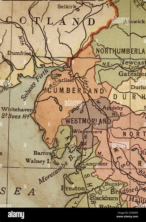 North West Uk Map Hi Res Stock Photography And Images Alamy