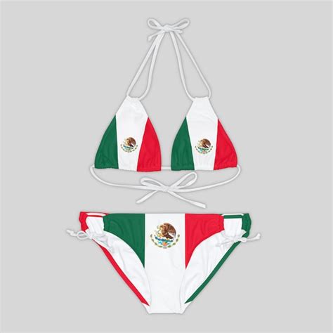 Mexican Flag Bikini Etsy