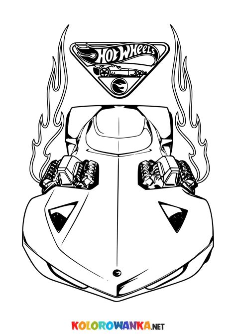 Kolorowanki Hot Wheels Kolorowanka Net