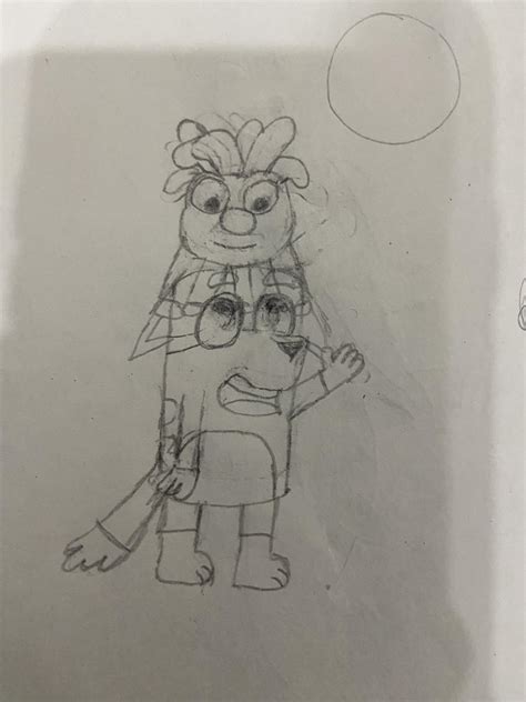 First time drawing fanart of Bluey (thoughts?) : r/bluey
