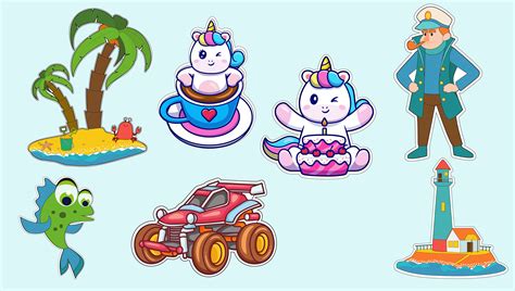 Наклейки on Behance