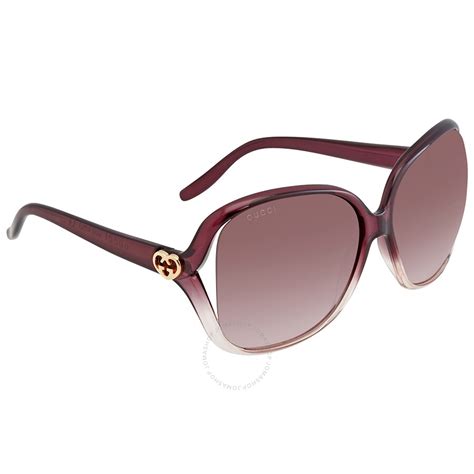 Gucci Brown Square Ladies Sunglasses Gg0506s010 Gg0506s 010 60 889652198620 Sunglasses Gg0506