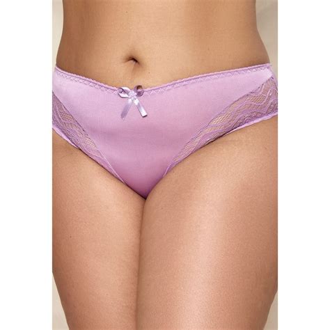 Calçola Conforto Em Renda Bordada Lilas B COMPRA FACIL LINGERIE