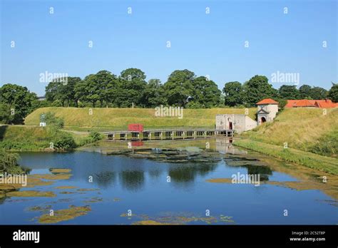 Beautiful Landscape Of The Kastellet Or The Citadel With Original City