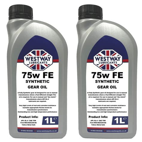 75W FE Gear Oil GL-4 WSS-M2C200-D – Westway Oils