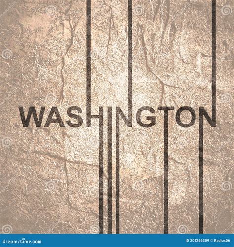 Como Escreve O Nome Washington - Nome do estado washington. ilustração stock. Ilustração de carta ...
