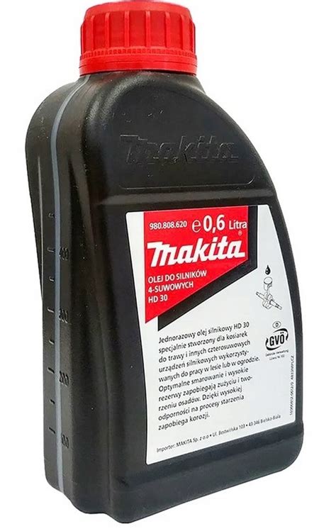 OLEJ KOSIARKI SILNIK 4 SUWOWY MAKITA HD 30 0 6 L 980808620 Cena