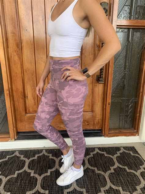 Fully Aligned Pink Align Camo 25” With Align Tank Rlululemon
