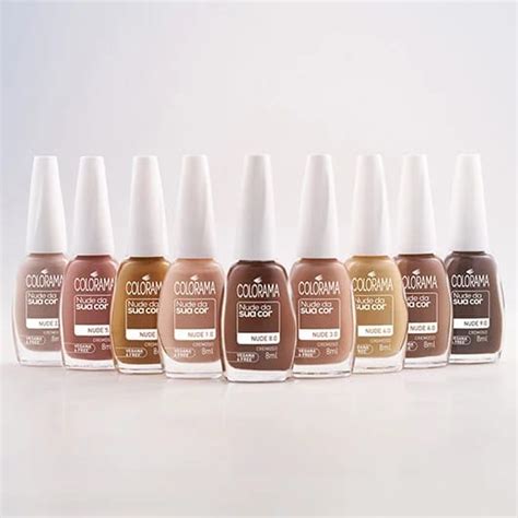 Esmalte Colorama 8ml Nude Na Sua Cor Nude 8 0 UNHAS Esmalte Cremosos Na Loja AKAI